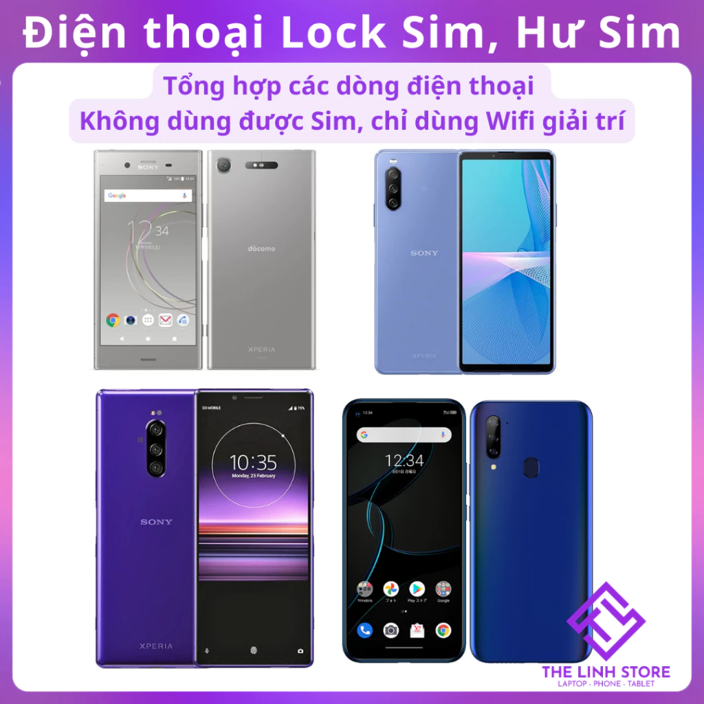 Điện thoại Hư Sim, Lock Sim, không dùng Sim tổng hợp nhiều mã
