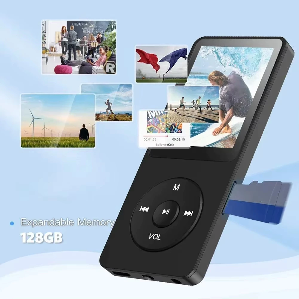 Máy nghe nhạc Bluetooth Mini Mp4 MP3  (55k)
